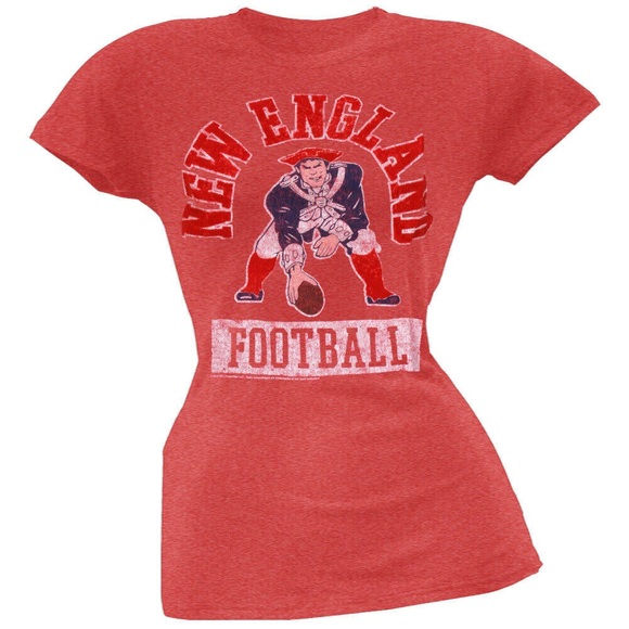 NFL Tops - New England Patriots (2010) Official Women’s Junk Food Retro NFL - Small/Medium
